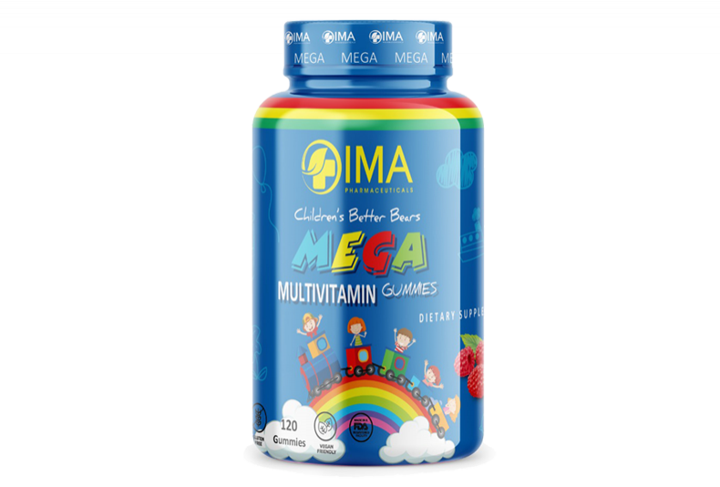 IMA Kids Mega Multivitamin Gummies with Iron